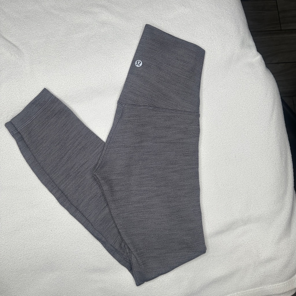 Lululemon Align Pant Super High-Rise 28"•Heathered Herringbone